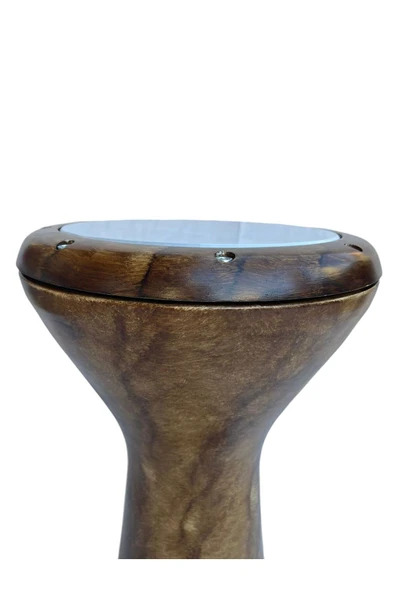 Profesyoneller Için Döküm Mısır Darbuka Ağırlık ( 3 Kg Ahşap Desen) ürün görseli 1