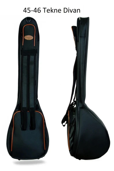 45-46 Tekne Uzun Sap Divan Bağlama Saz Kılıfı Taşıma Çantası Gigbag Softcase - Donizetti ürün görseli 1