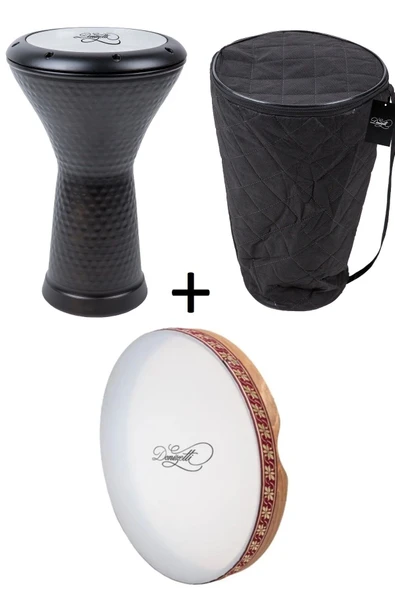 Ritim Ustalarına Özel Bendir 42 Cm Ve Siyah Mısır Darbuka Kılıf - Kargo Fiyat Avantajlı Ürün ürün görseli 1