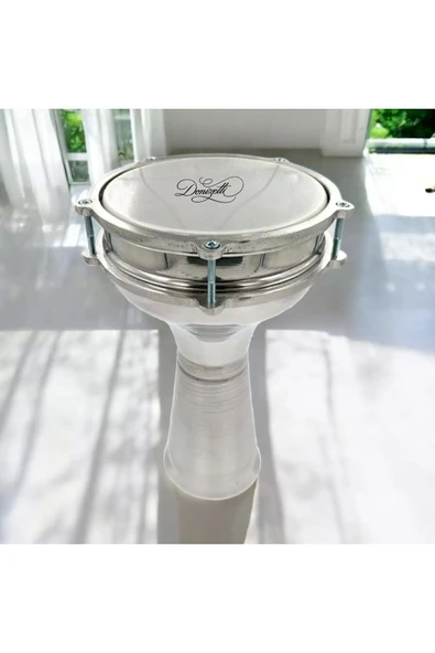 Öğrenciler Için Uygun No4 Darbuka Aleminyum Rengi ürün görseli 1