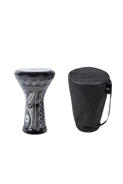 Profesyonel Darbuka Mısır Erzincan Işlemeli Motifli Kılıf Ve Alyan Hediyeli Özel Kutulu ürün görseli 1