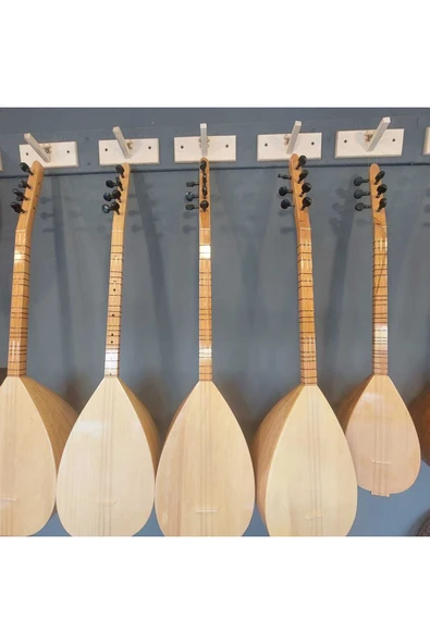 5 Adet Ahşap Bağlama Saz Cümbüş Tambur Ud Kemençe Için Duvar Ip Askısı Standı Montaj Seti Dahil ürün görseli 1