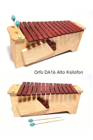 Diyatonik Alto Ksilofon (DA16) – Padauk Ağacı Ses Barlı - Kselofon - xylophone ürün görseli 1
