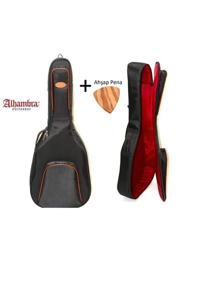 Alhambra 1c Uyumlu Klasik Gitar Kılıfı Taşıma Çantası Gigbag Soft Case Ahsap Pena ürün görseli 1