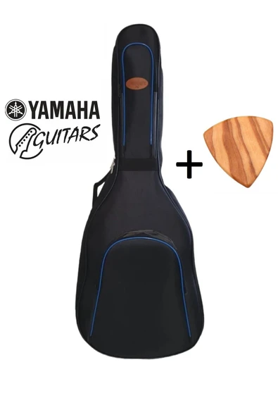 Yamaha Uyumlu Klasik Gitar Kılıfı Taşıma Çantası Gigbag Soft Case - Tam Boy 4/4 Için Uygun ürün görseli 1