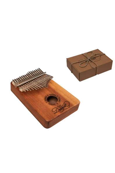 Kalimba Full Set Popüler Şarkı Notaları - Parmak Koruyucu - Stant - Hediye Paketi Ve Not Ekleme ürün görseli 1