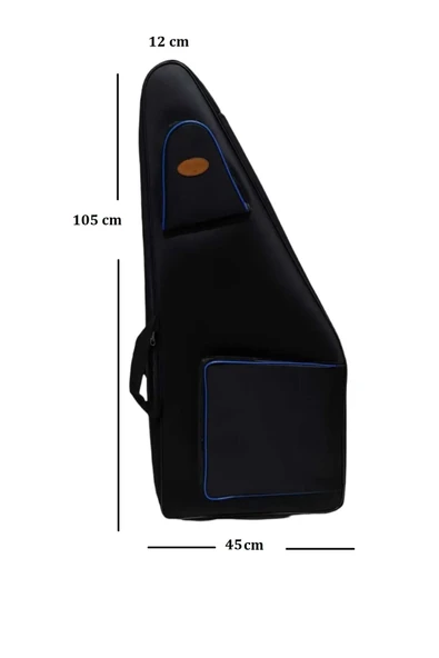 Profesyonel Ultra Koruma 1. Sınıf Su Geçirmez 20 Mm Pedli Kanun Gigbag Kılıfı Taşıma Çantası ürün görseli 1