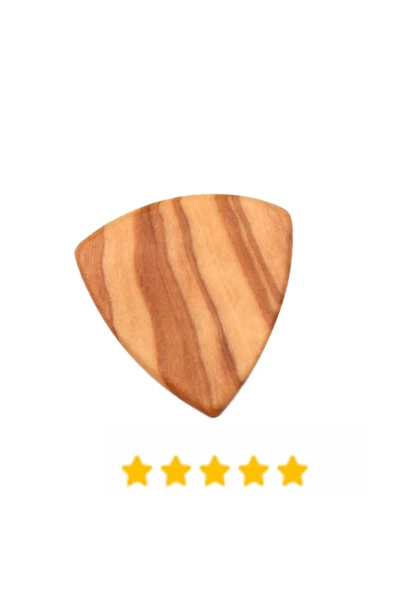 Profesyonel Ahşap Gitar Ukulele Penası Wooden Guitar Picks Kiraz Ağacı ürün görseli 1