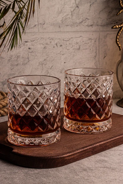 Snippy Madrid - 2'li Cam Bardak 250 ml El Yapımı Meşrubat Bardağı ürün görseli 1
