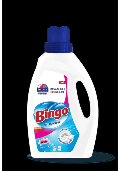 Bingo Sıvı Deterjan 1755 ml Renkliler&beyazlar Amber ürün görseli 1