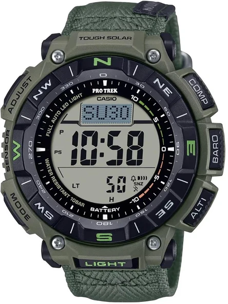 Casio Pro Trek PRG-340B-3DR Güneş Enerjili Erkek Kol Saati ürün görseli 1