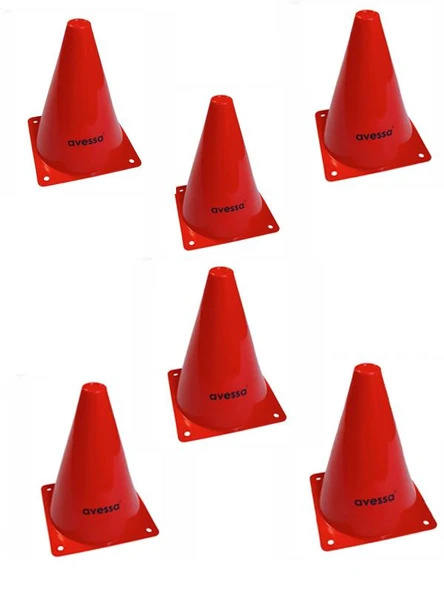 Avessa Hn-18-1 Antrenman Hunisi 18 Cm Kırmızı 6lı ürün görseli 1