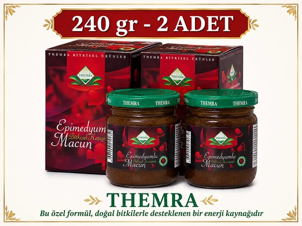 THEMRA BİTKİSEL KARIŞIMLI MACUN 240 gr x 2 Adet ürün görseli 1
