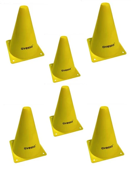 Avessa Hn-18-4 Antrenman Hunisi 18 Cm Sarı 6lı ürün görseli 1