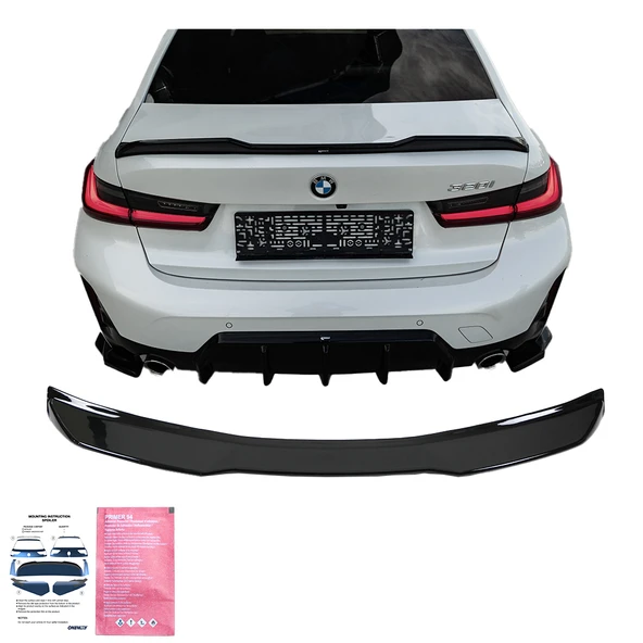 BMW 3 Series M-Pack G20 2018 sonrası Sedan Spoiler BMW M340i G20 2018 sonrası Sedan Spoiler BMW M3 G80 2022 sonrası Sedan Spoiler Version 2 ürün görseli 1