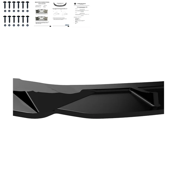 VW Golf Mk7 R 2013 - 2016 Ön lip Version 2 - Resim 5