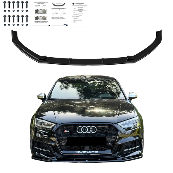 AUDI S3 Sedan 8V Makyajlı 2016-2019 Ön lip ürün görseli 1