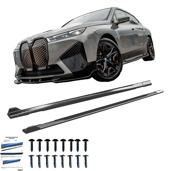 BMW iX M-Pack i20 2021+ Marşpiyel Altı Lip (2 Pcs) ürün görseli 1