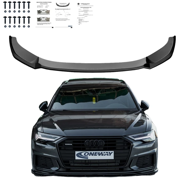 AUDI S6 / A6 S-Line C8 (Sedan-Avant) 2019-2023 Ön lip / AUDI S6 / A6 S-Line C8 Makyajlı (Sedan-Avant) 2024+ Ön lip Version 2 ürün görseli 1