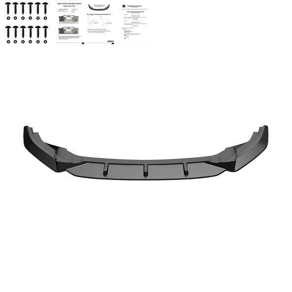 VW Golf Mk7 R 2013 - 2016 Ön lip Version 2 - Resim 4