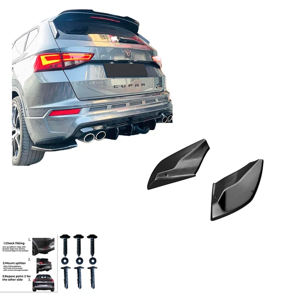 CUPRA Ateca Mk1 2018 sonrası Sağ Sol Flap 2 Parça - Resim 3