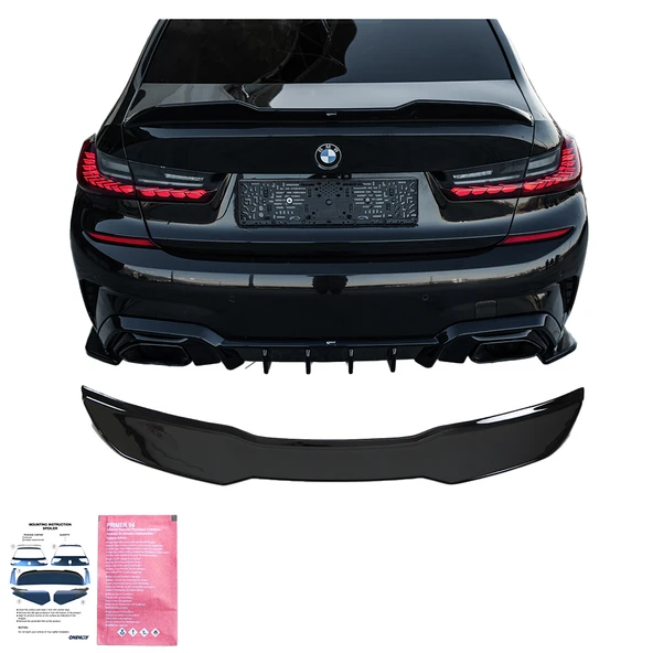 BMW 3 Series M-Pack G20 2018 sonrası Sedan Spoiler BMW M340i G20 2018 sonrası Sedan Spoiler BMW M3 G80 2022 sonrası Sedan Spoiler ürün görseli 1