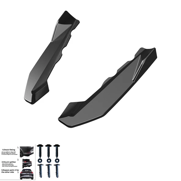 BMW X1 M-Pack F48 2015 2019 Sağ Sol Flap 2 Parça ürün görseli 1