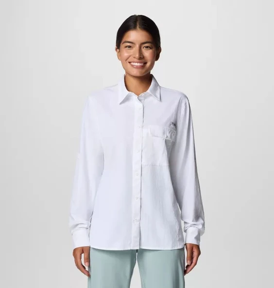 Columbia Women's PFG Wild Cast™ Long Sleeve Shirt Kadın Uzun Kollu Gömlek FL9602 ürün görseli 1