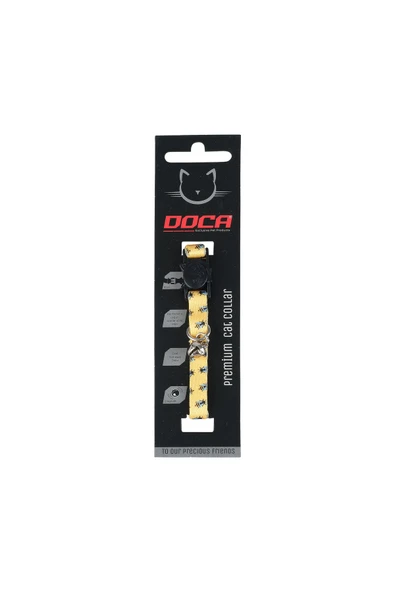 DOCA  Premium Safety Click Kedi Boyun Tasması Bee ürün görseli 1