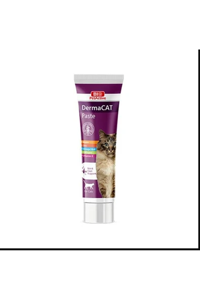 Pet Active  Bio Pet Active Derma Cat Cilt Sağlığı Destekleyici Kedi Vitamin Macunu 100 Ml ürün görseli 1