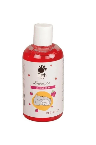 Pet Love  Petlove Çilek Özlü Kedi Ve Köpek Şampuanı 250 Ml 8697407163159 ürün görseli 1