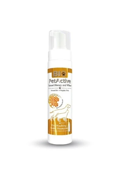 Bio Pet  Active Pet Active Doğal Bal Ve Buğday Özlü Kuru Yıkama Köpük Şampuanı 200 ml ürün görseli 1