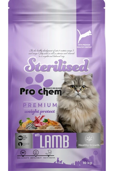 Pro Chem  Kısır Kuzulu Kedi Maması ürün görseli 1