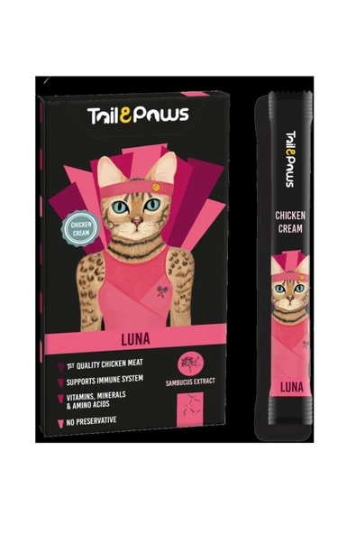 TAİL PAWS  Luna Tavuklu Cream 15 gr x 5 ürün görseli 1