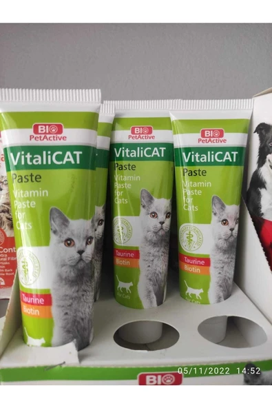 Bio PetActive  Vitalicat Kediler İçin Vitamin Macunu 100 ml ürün görseli 1