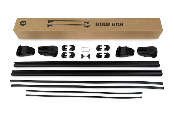 Mitsubishi Eclipse Cross Ara Atkı Siyah- Bold Bar v2 (2 Parça) | (2017+) - Resim 3
