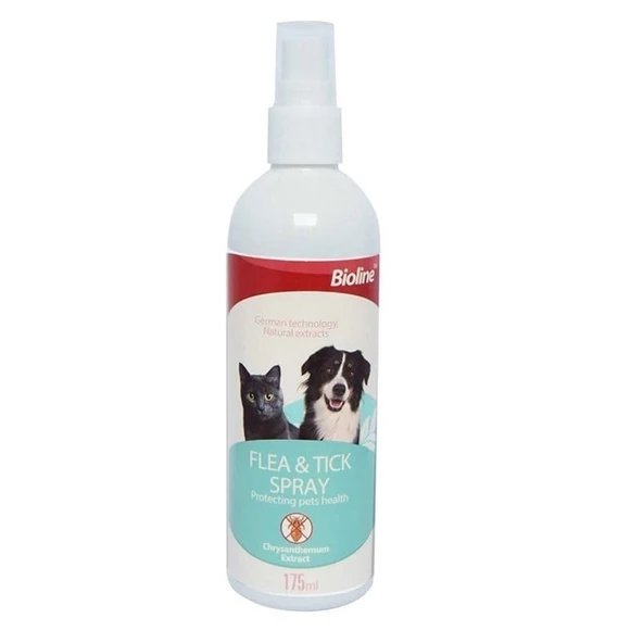 Bioline Kedi ve Köpek Parazit Uzaklaştırıcı Sprey 175 Ml ürün görseli 1