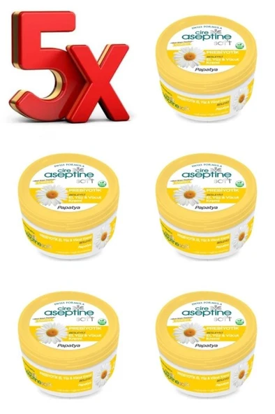 Cire Aseptine 5 Adet Soft Papatya Özlü El, Yüz & Vücut Nemlendirici Bakım Kremi 30 Ml ürün görseli 1