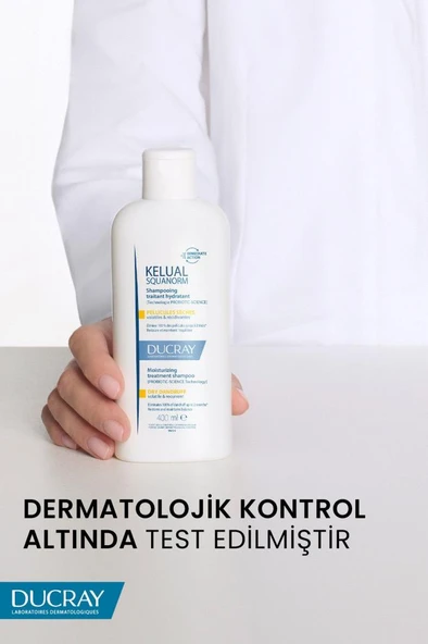 DUCRAY Kelual Squanorm Dry Dandruff Shampoo 400 ml - Resim 3