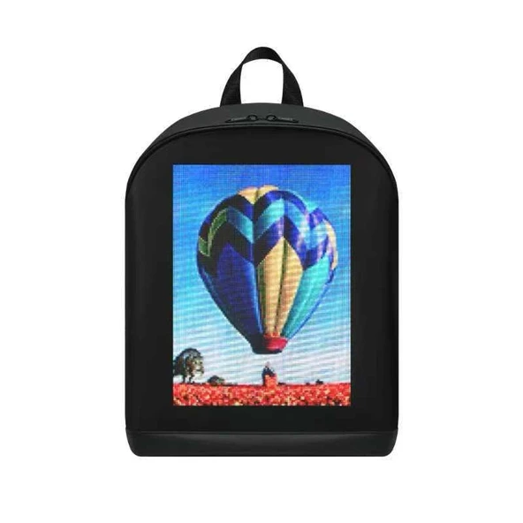 SMART BAG siyah Led Ekranlı Sırt Çantası, Motorcu Çantası ürün görseli 1