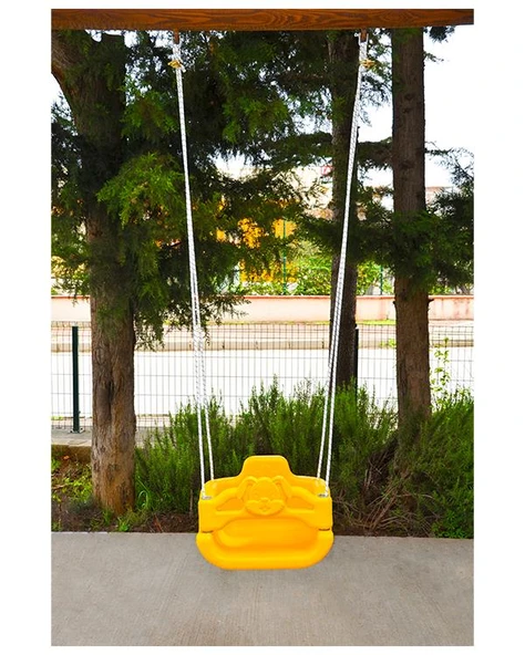 Teplay İpli Plastik Sarı Bebek Salıncağı ürün görseli 1