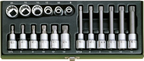 Proxxon 23296 1/2 18 Parçalı Xzn Lokma Takımı ürün görseli 1