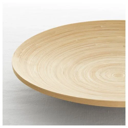 IKEA Hultet Dekoratif Ahşap Bambu Tabak 30 cm - Resim 2