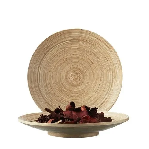 IKEA Hultet Dekoratif Ahşap Bambu Tabak 30 cm - Resim 3