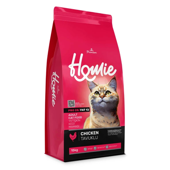 Homie Tavuklu Yetişkin Kedi Maması 15 kg ürün görseli 1