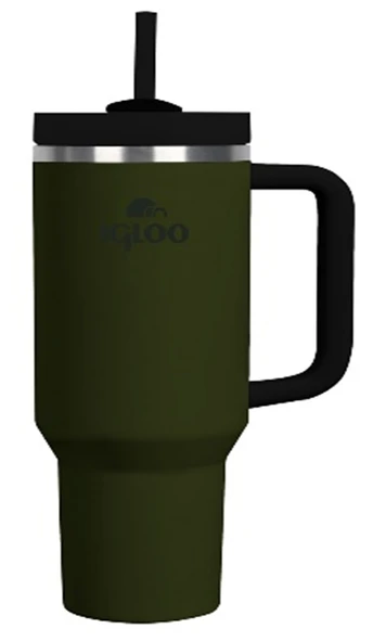 Igloo Stadler Thermo-Mug 1.2 Litre Haki Siyah ürün görseli 1