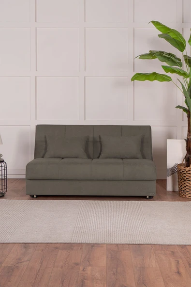 Kilim Mobilya Robin Iki Kişilik Yatak Olabilen Koltuk Kahverengi ürün görseli 1