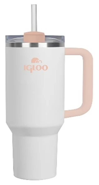 Igloo Stadler Thermo-Mug 1.2 Litre Beyaz Somon - Resim 2
