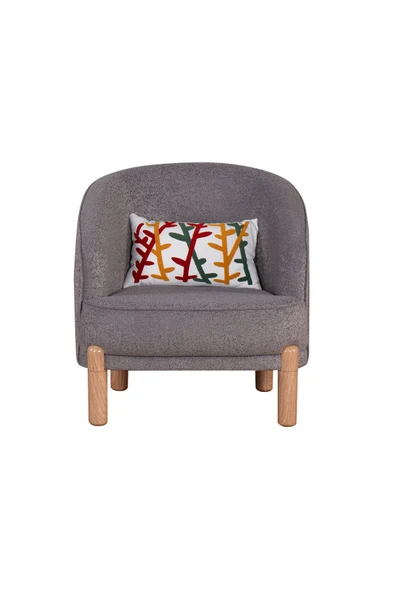 Kilim Mobilya Bohera Bohem Berjer Gri - Resim 2