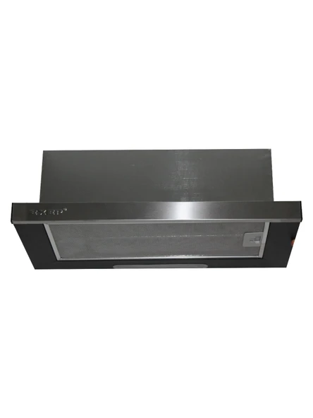 EXEP F6 PLUS INOX PANEL SÜRGÜLÜ SİYAH ASPİRATÖR ürün görseli 1